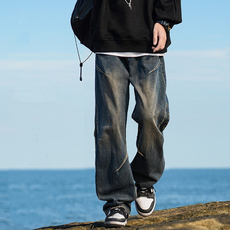 Vintage Loose-Fit Denim Jeans