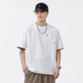 Heavyweight Washed Patchwork Pocket T-Shirt