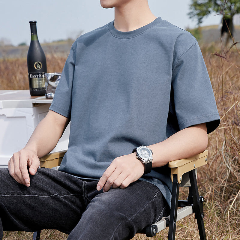 Premium Cotton Crew Neck Tee