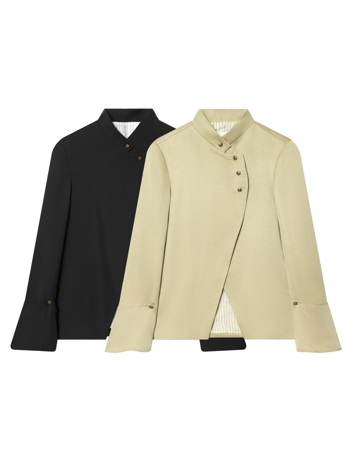 Women's Asymmetric Stand-Collar Jacket