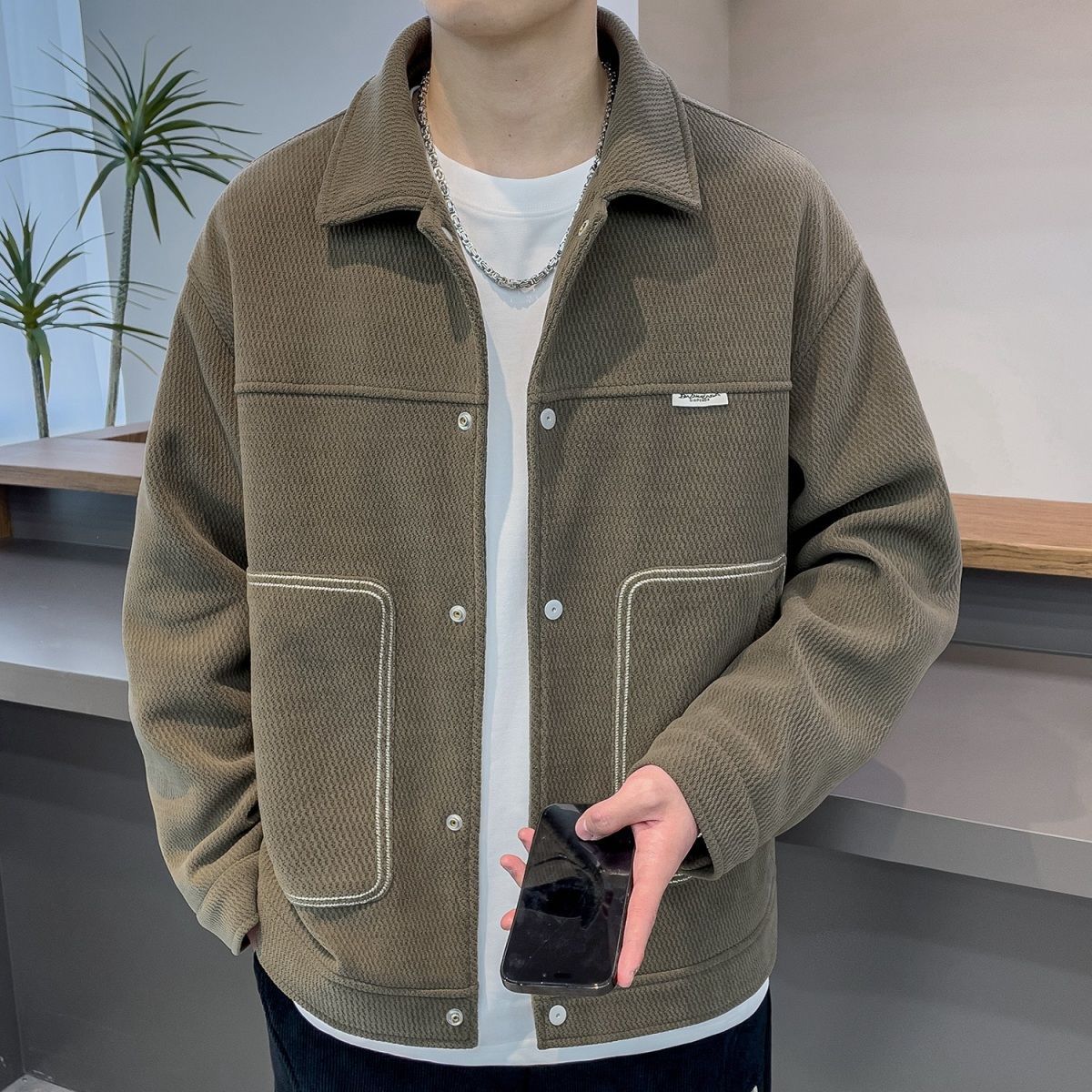 Corduroy Style Jacket