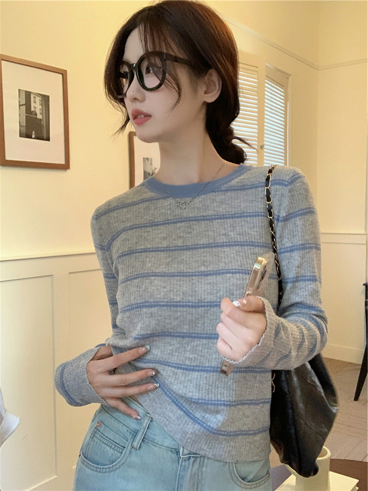 Striped Knit Top