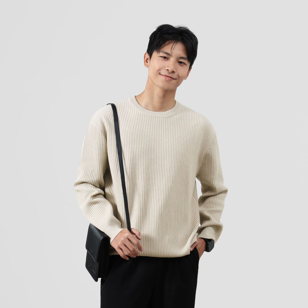 Classic Crewneck Knit Sweater