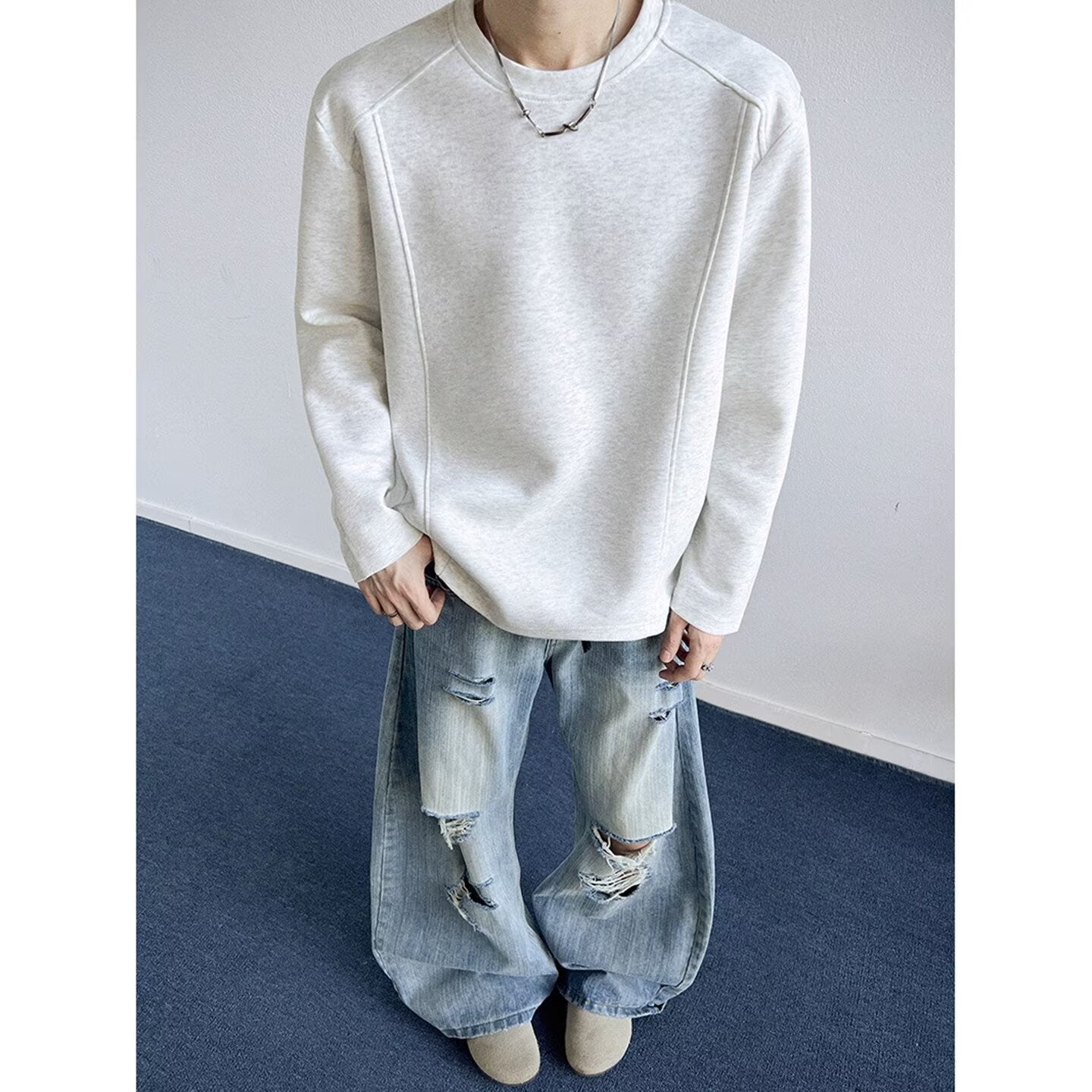 Heavyweight Relaxed Crewneck.