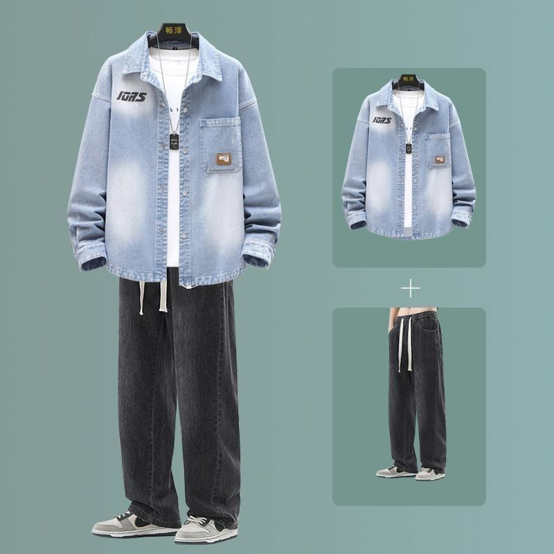 Two-Piece Denim Outfit