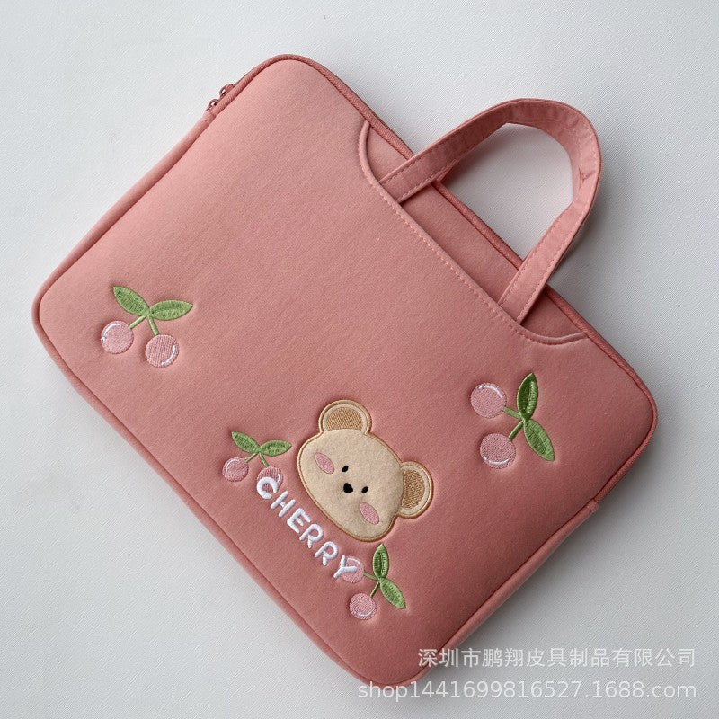 Embroidered Laptop Carrying Bag