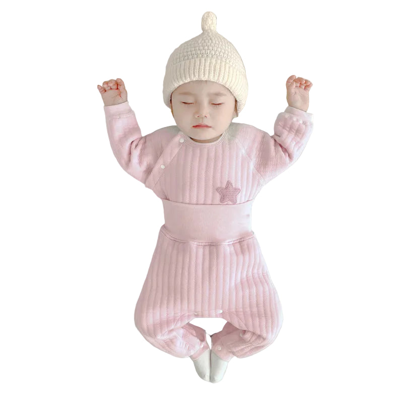 Padded Baby High-Waist Thermal Set