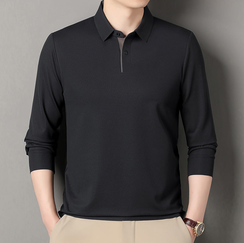 Men's Long-Sleeve Polo Shirt