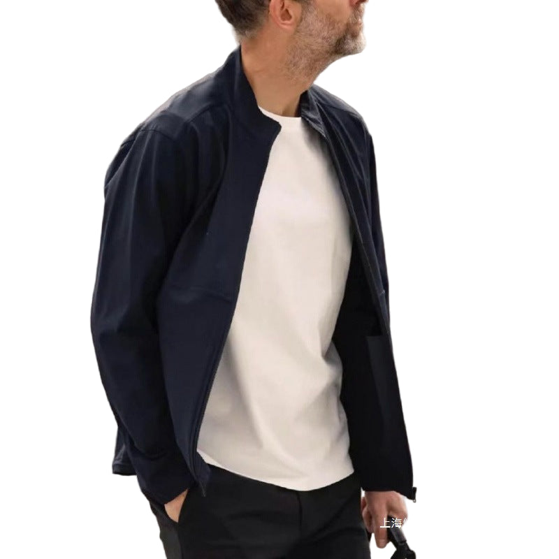 Lightweight Stand-Collar Jacket