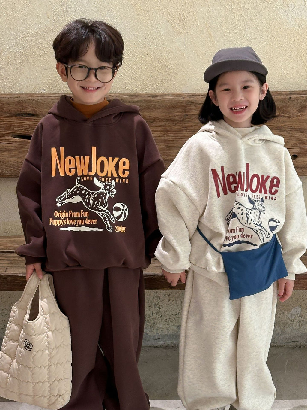 Kids' Fleece-Lined Hoodie and Pants Set