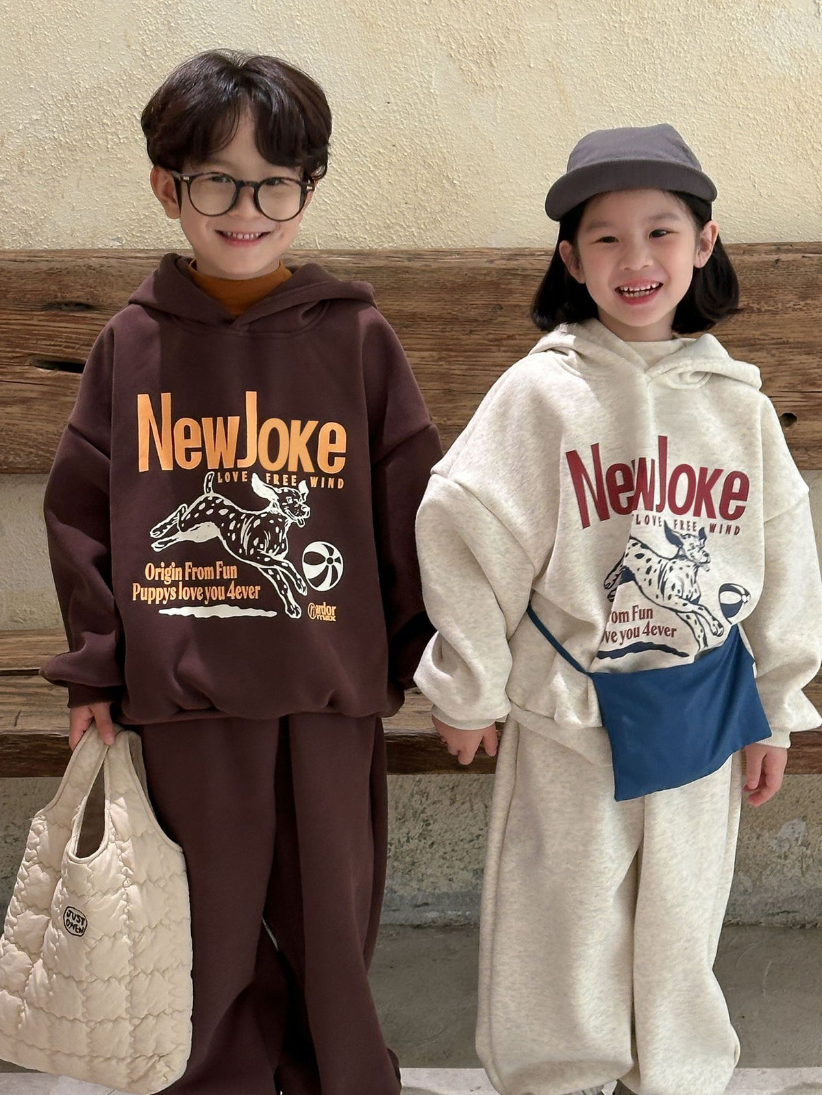Kids' Fleece-Lined Hoodie and Pants Set