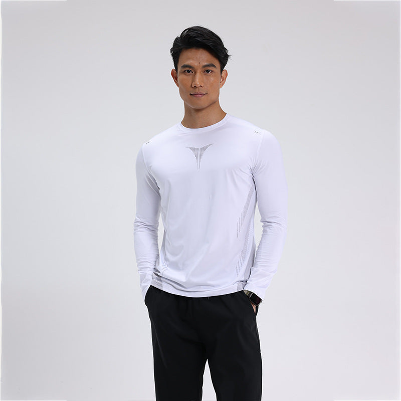 Men’s Performance Quick-Dry Long Sleeve Athletic T-Shirt