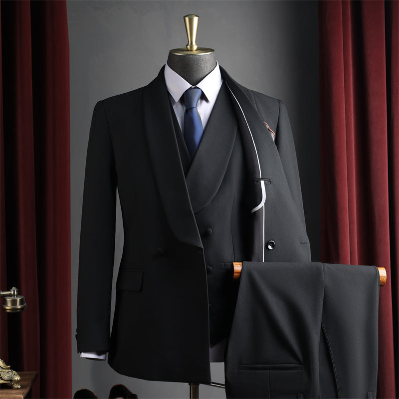 Men’s Modern Three-Piece Tuxedo Set