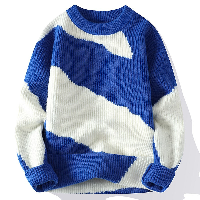 Abstract Knit Sweater