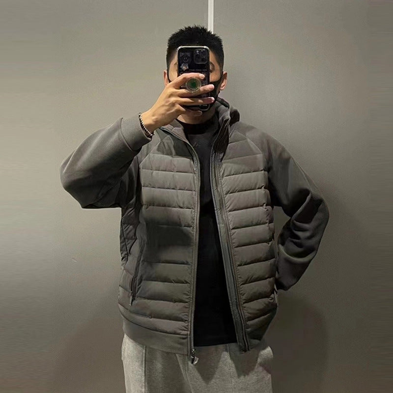 Hybrid puffer jacket