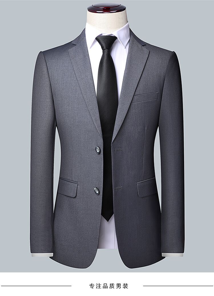 Slim Fit Three-Piece Groom Formal Suit