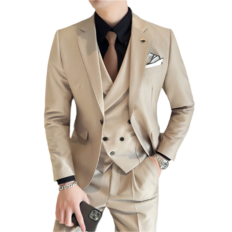 Men's three-piece suit set