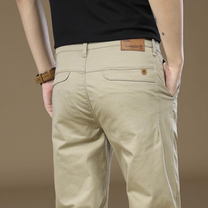 Men's Straight-Fit Casual Trousers