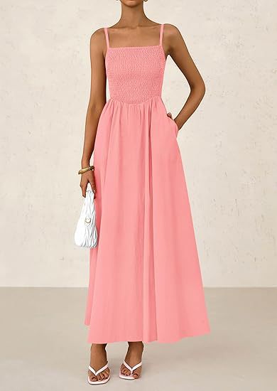 Strap Maxi Dress with Pockets