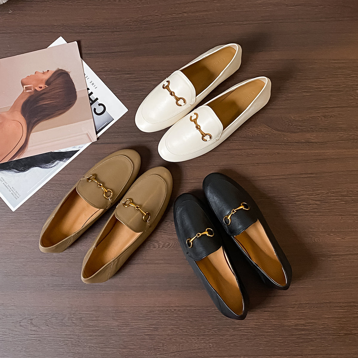 Horsebit Flat Loafers