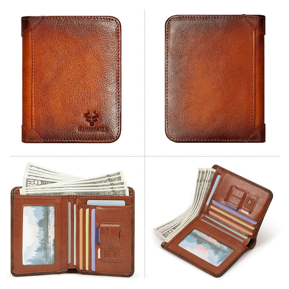 Humerpaul RFID Leather Wallet