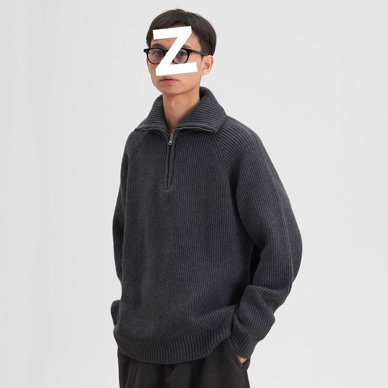 Cleanfit Ribbed Quarter-Zip Pullover