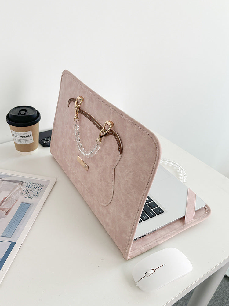 Portable Bear Motif Laptop Sleeve