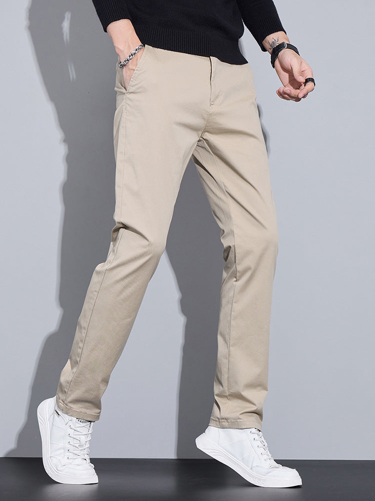 Men's Slim-Fit Business Casual Chinos
