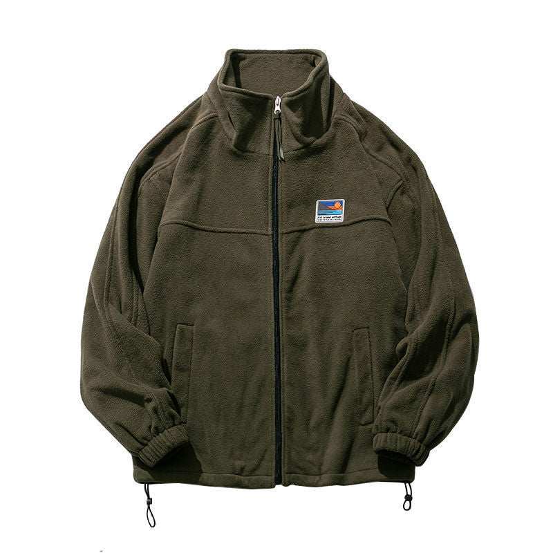 Fleece Stand-Collar Jacket