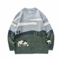 Pastoral Landscape Sweater