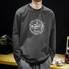 Dark gray cotton long sleeves -385