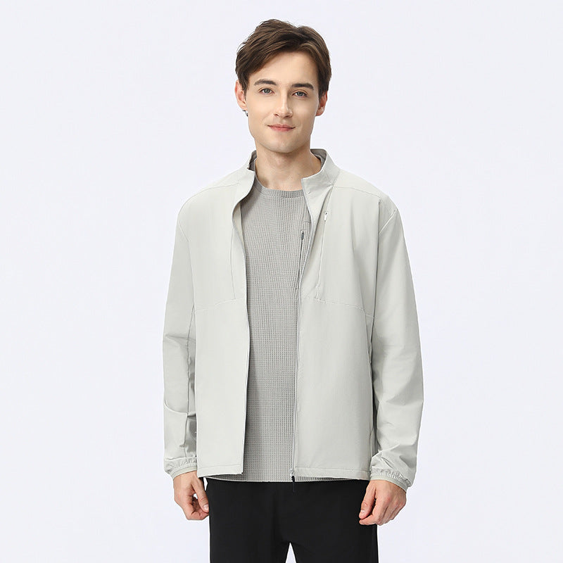 Men’s Modern Stand-Collar Jacket