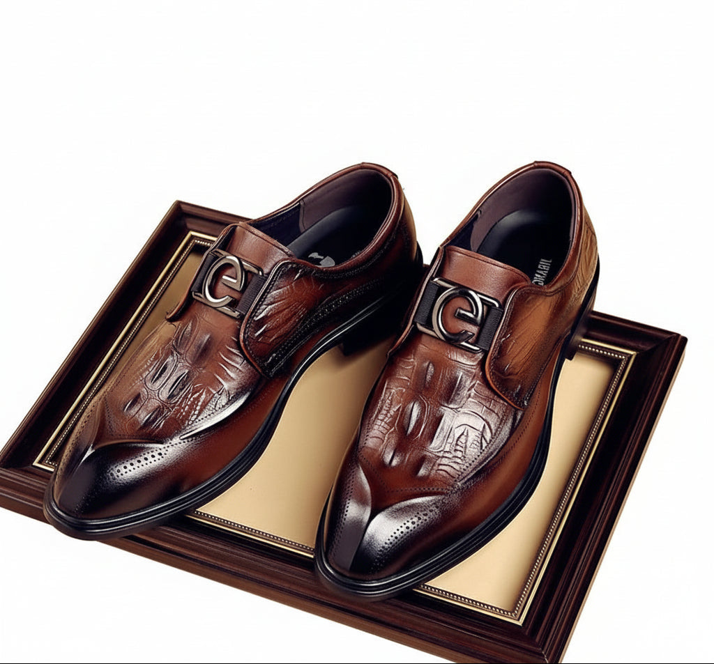 Authentic Leather Business Loafers