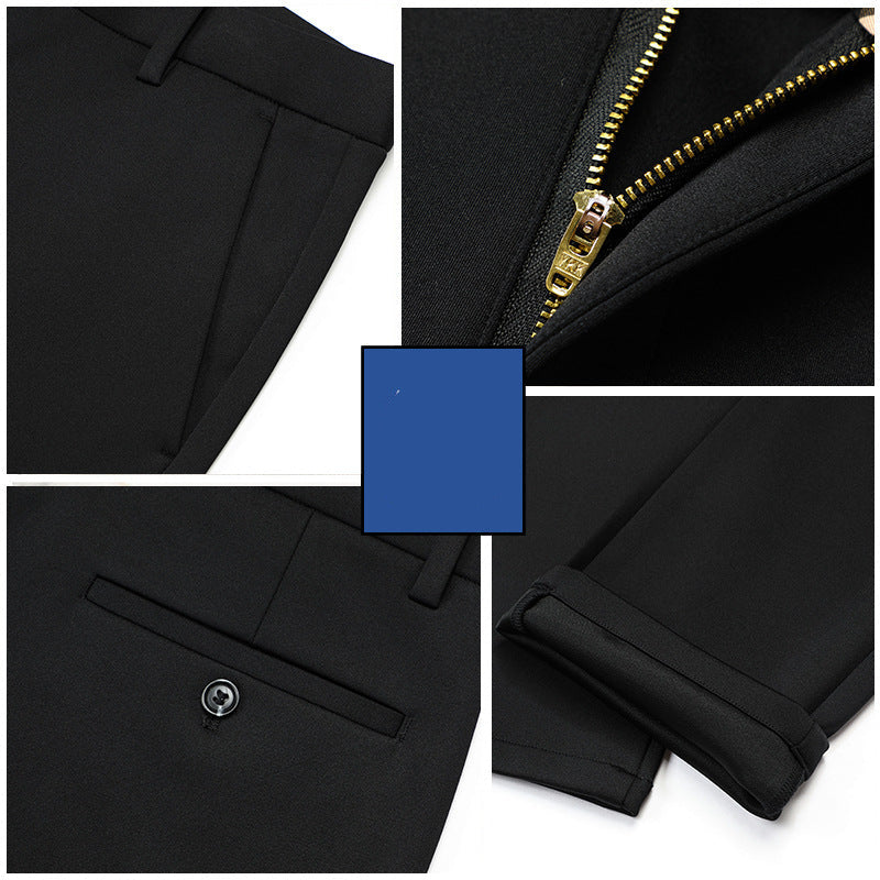 High-Elasticity Business Casual Trousers