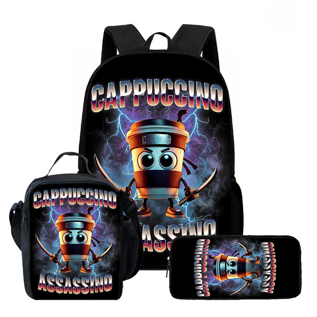 Viral brainrot Backpack Set