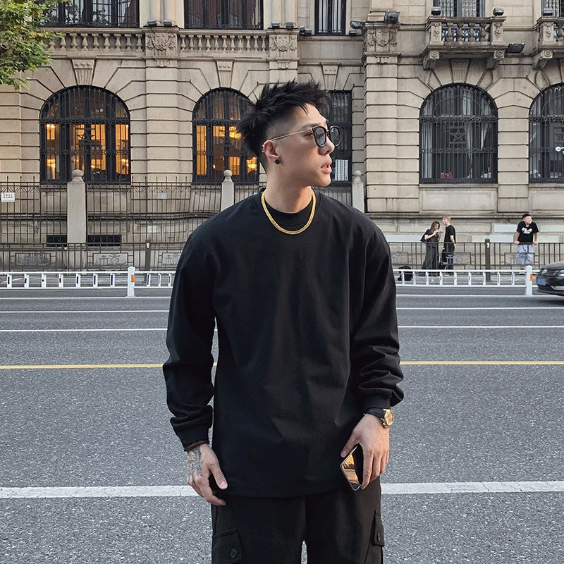 Heavyweight Crewneck Long-Sleeve T-shirt