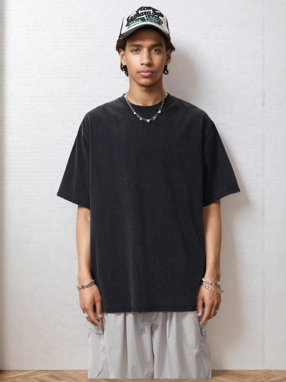 Heavyweight Acid-Wash Oversized Tee