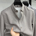 Striped Casual Shirt Jacket