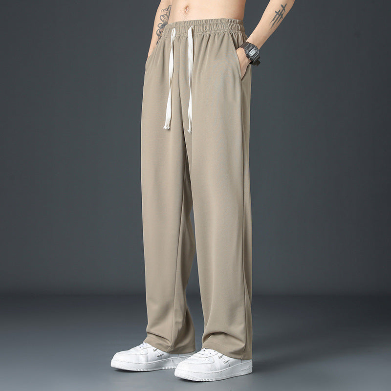 Relaxed Fit Wide-Leg Pants