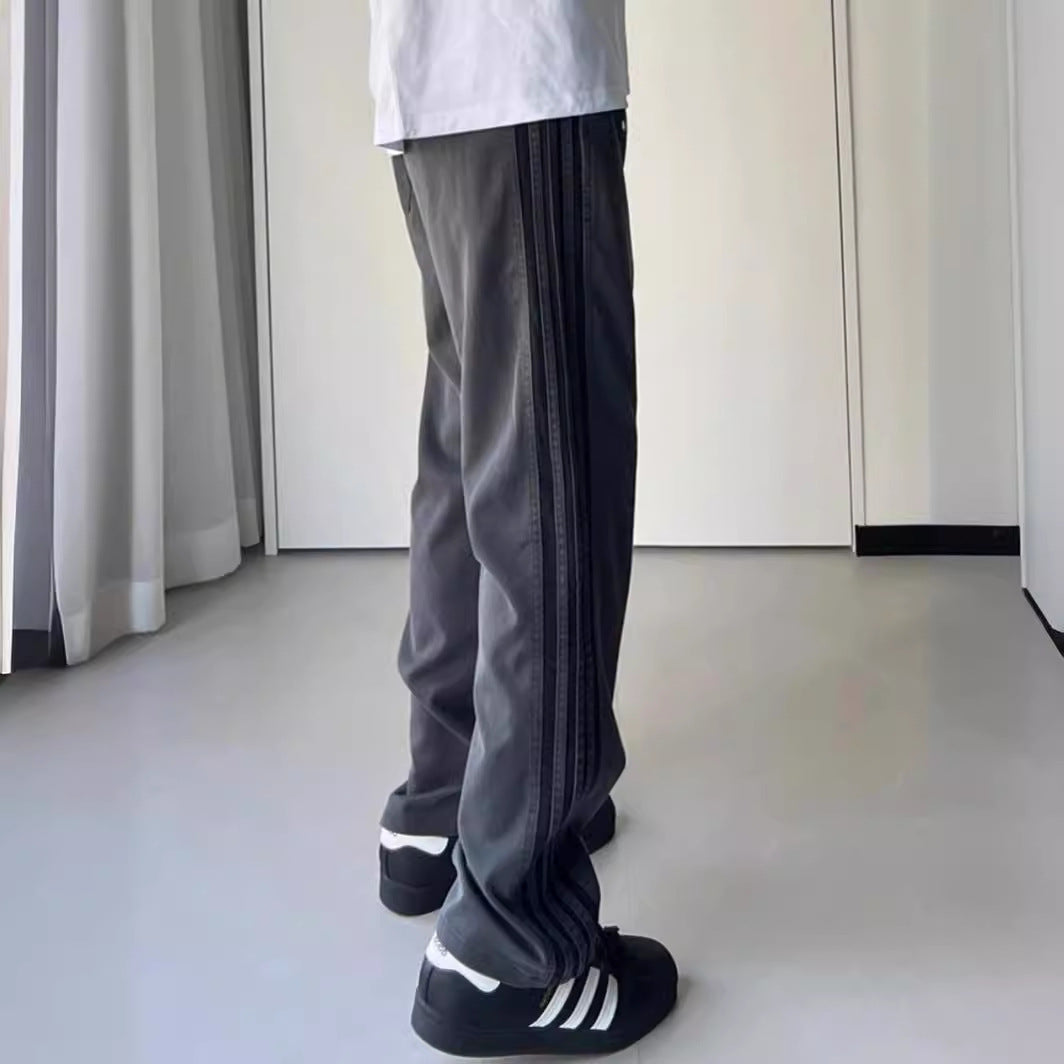 Striped Relaxed Fit Trousers