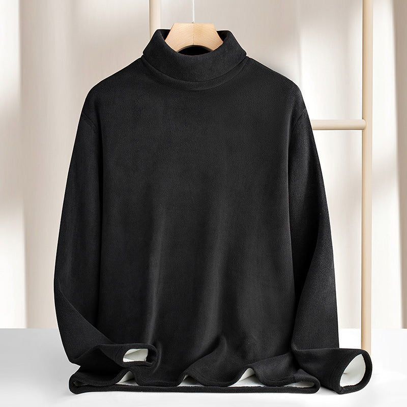 Heavyweight Double-Sided Fleece Turtleneck