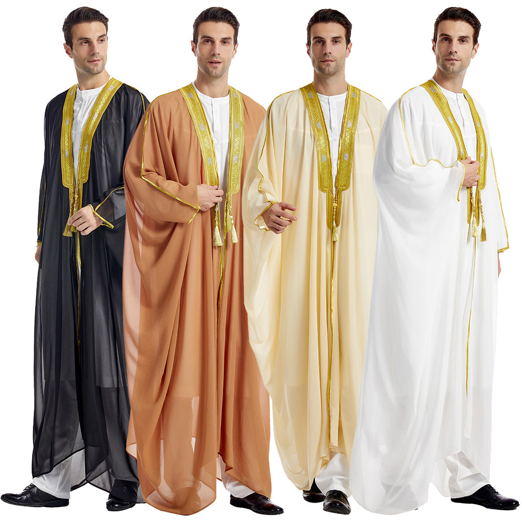 Premium Men’s Embroidered Bisht Cloak