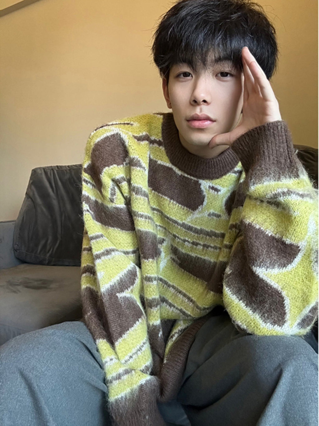 Cozy Textured Knit Pullover