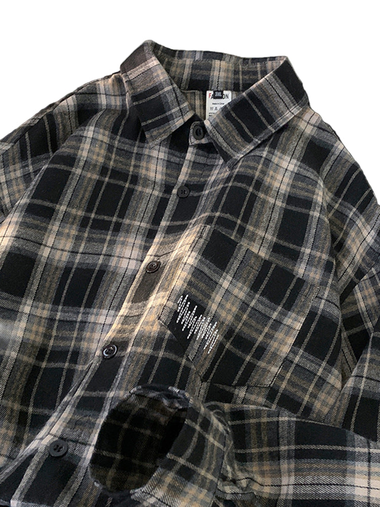 Classic Plaid Vibe Shirt Jacket