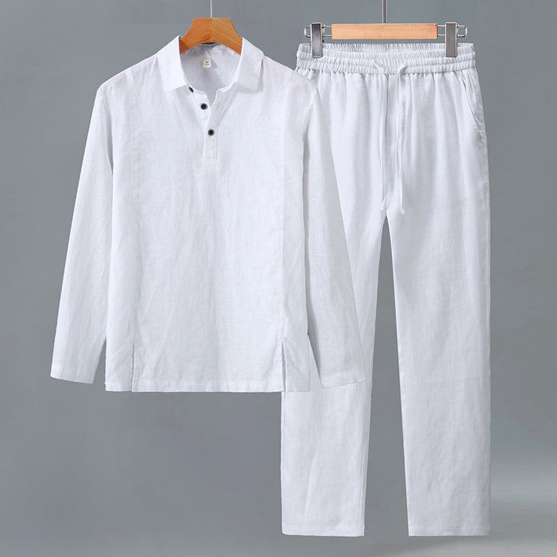 Linen Texture Leisure Set