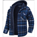 Quilted Hooded Flannel Jacket