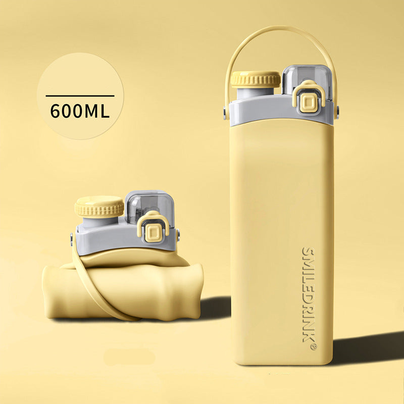 600ml Collapsible Silicone Water Bottle
