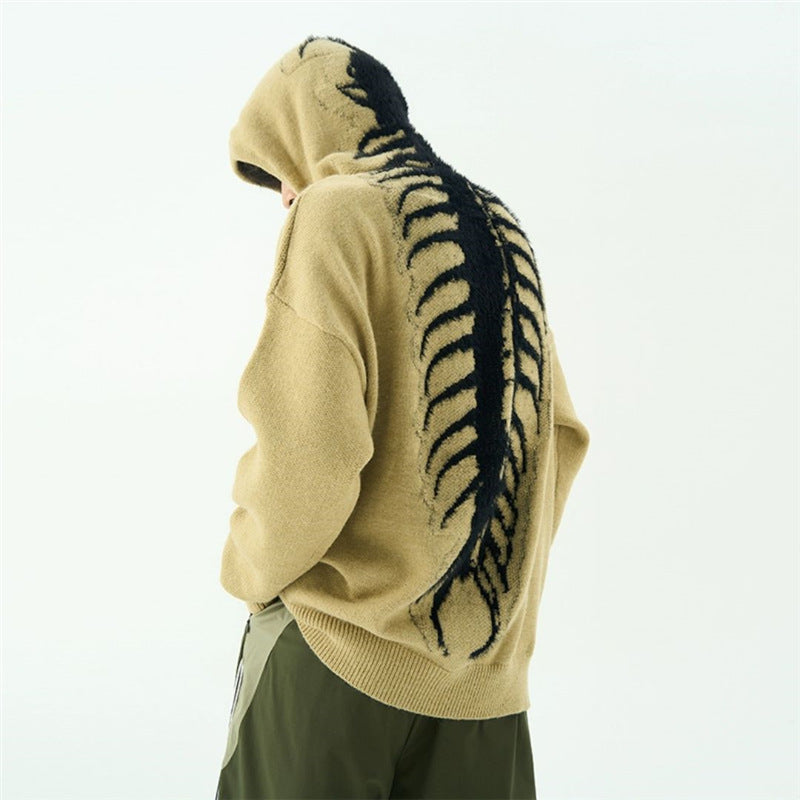 Spine Knit Hoodie