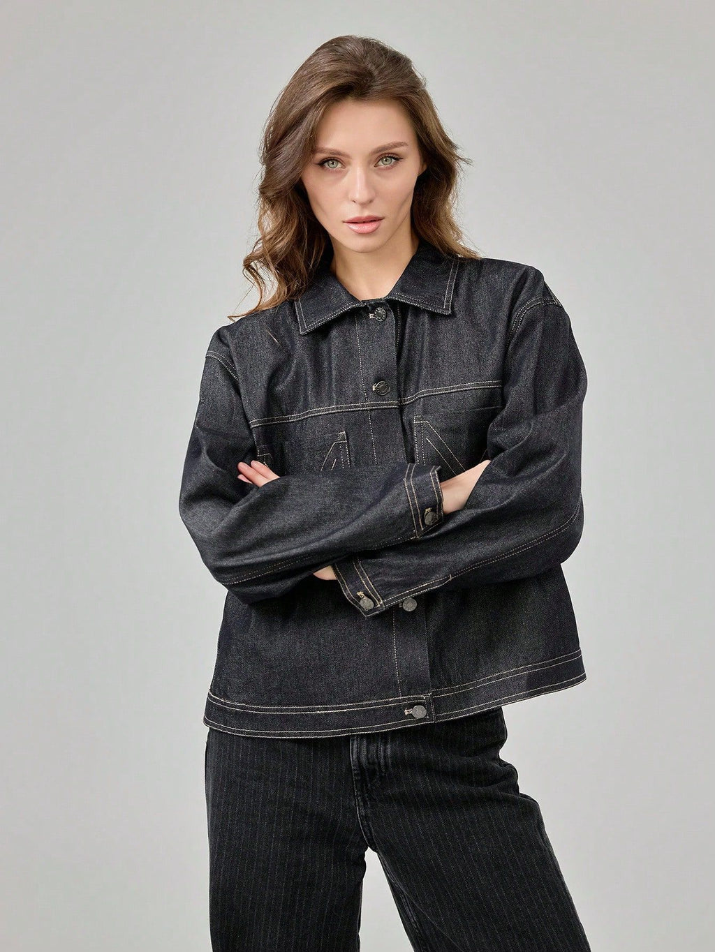 Women's Dark-Wash Denim Jacket