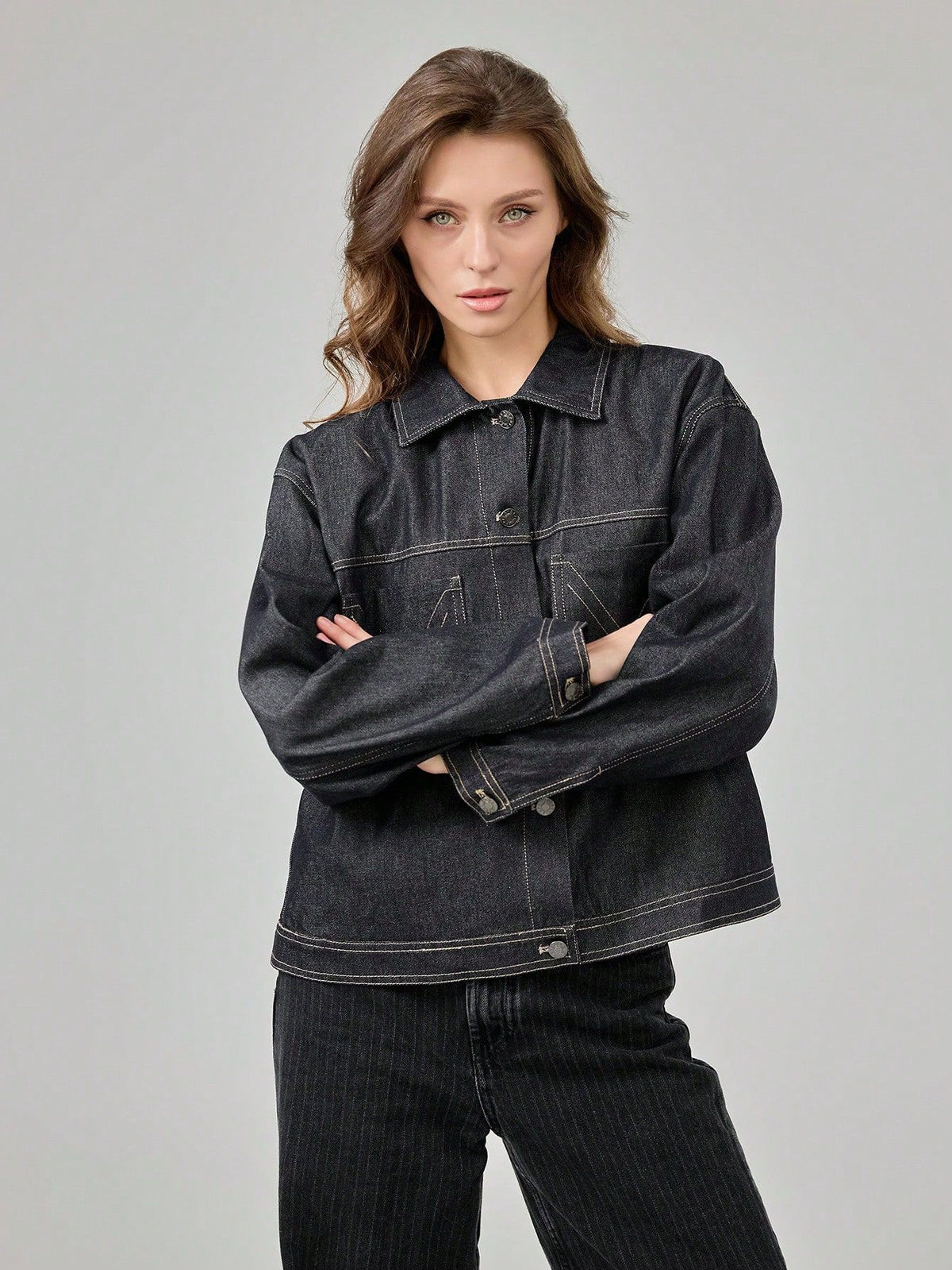 Women's Dark-Wash Denim Jacket